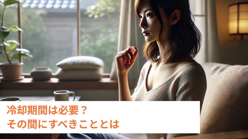 冷却期間は必要？その間にすべきこととは