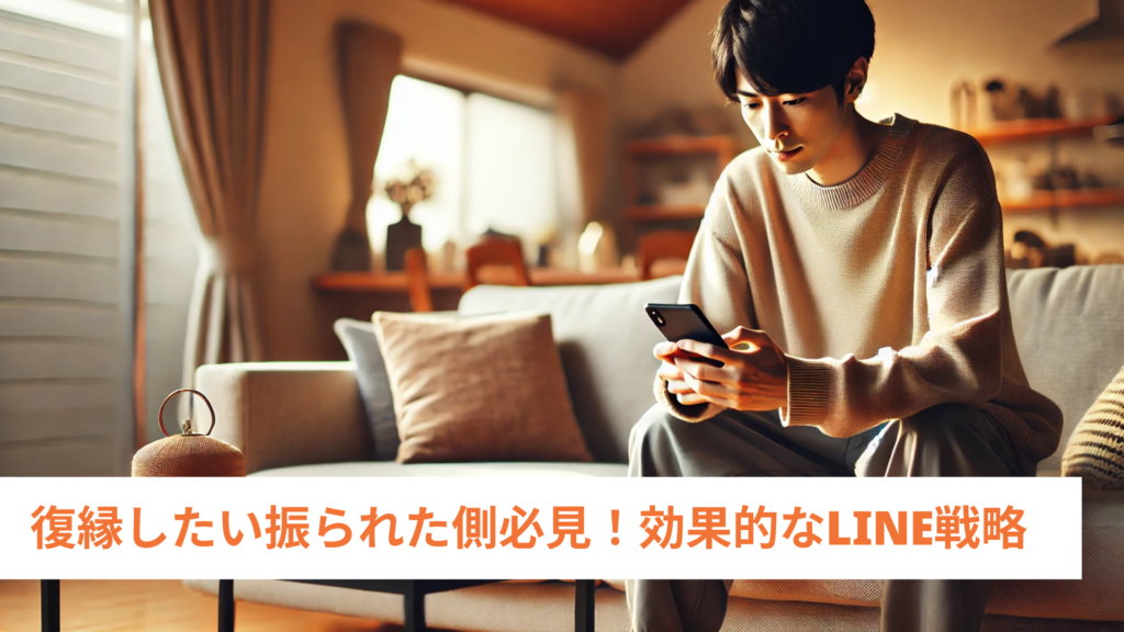 復縁したい振られた側必見！効果的なLINE戦略