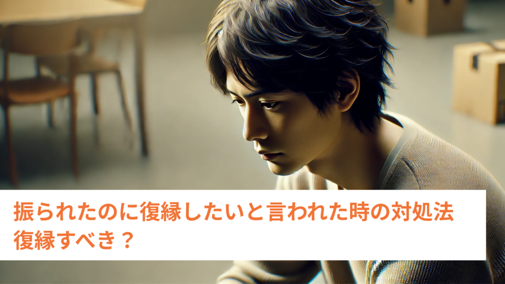 振られたのに復縁したいと言われた」時の対処法｜復縁すべき？