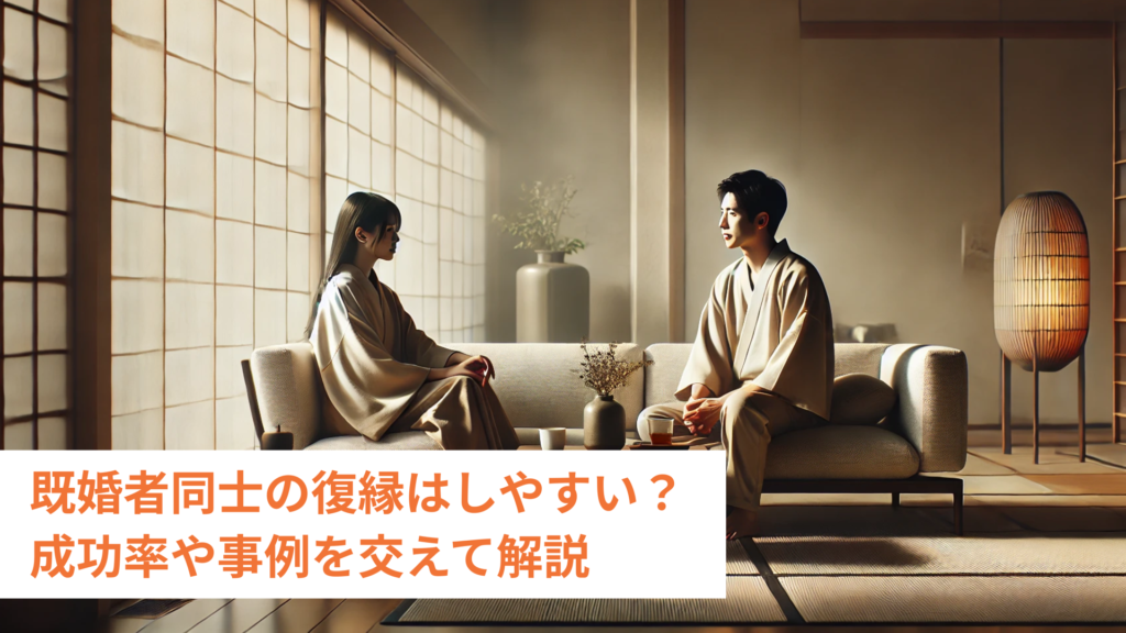 既婚者同士の復縁はしやすい？成功率や事例を交えて解説