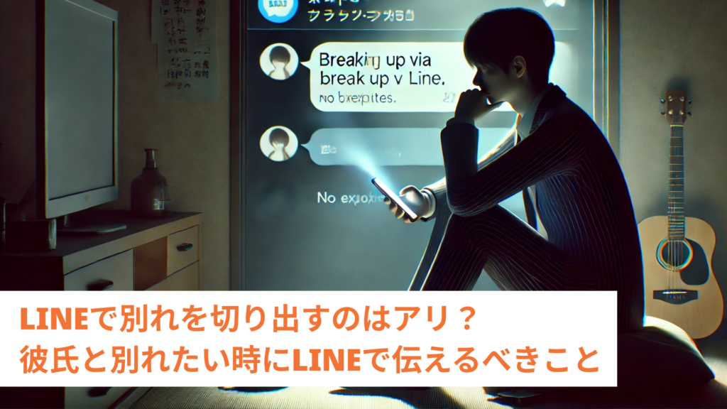 LINEで別れを切り出すのはアリ？彼氏と別れたい時にLINEで伝えるべきこと