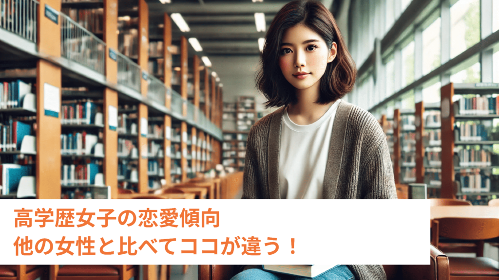 高学歴女子の恋愛傾向：他の女性と比べてココが違う！