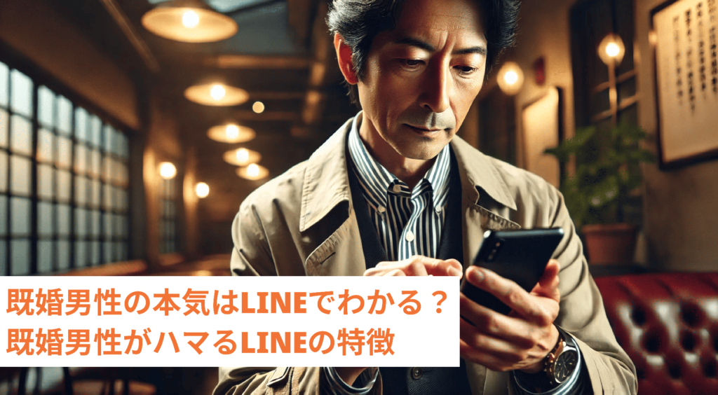 既婚男性の本気はLINEでわかる？既婚男性がハマるLINEの特徴