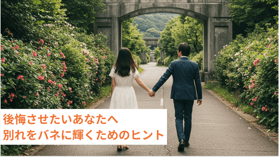 後悔させたいあなたへ 別れをバネに輝くためのヒント