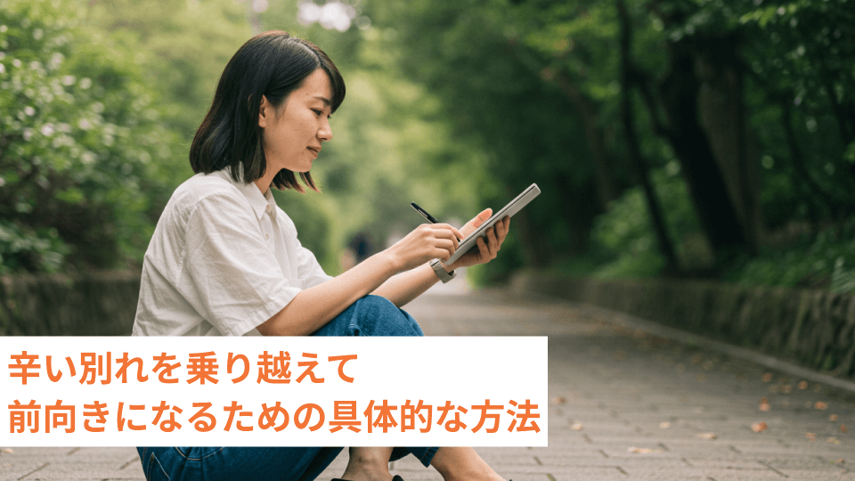 辛い別れを乗り越えて前向きになるための具体的な方法