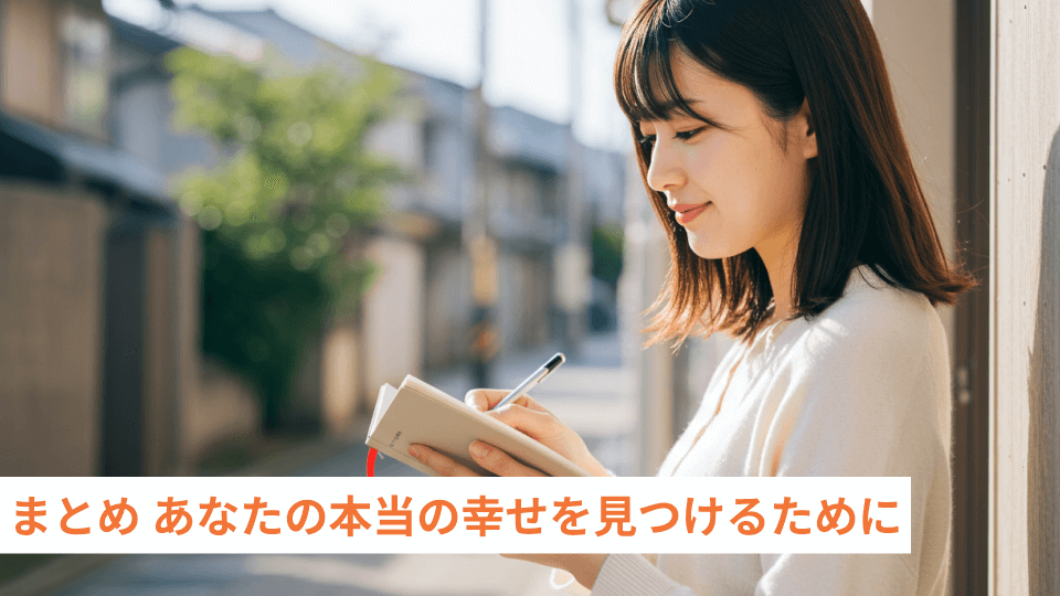 まとめ あなたの本当の幸せを見つけるために