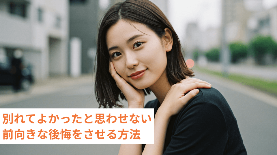別れてよかったと思わせない 前向きな後悔をさせる方法