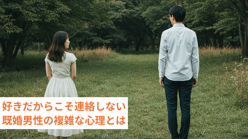 好きだからこそ連絡しない既婚男性の複雑な心理とは