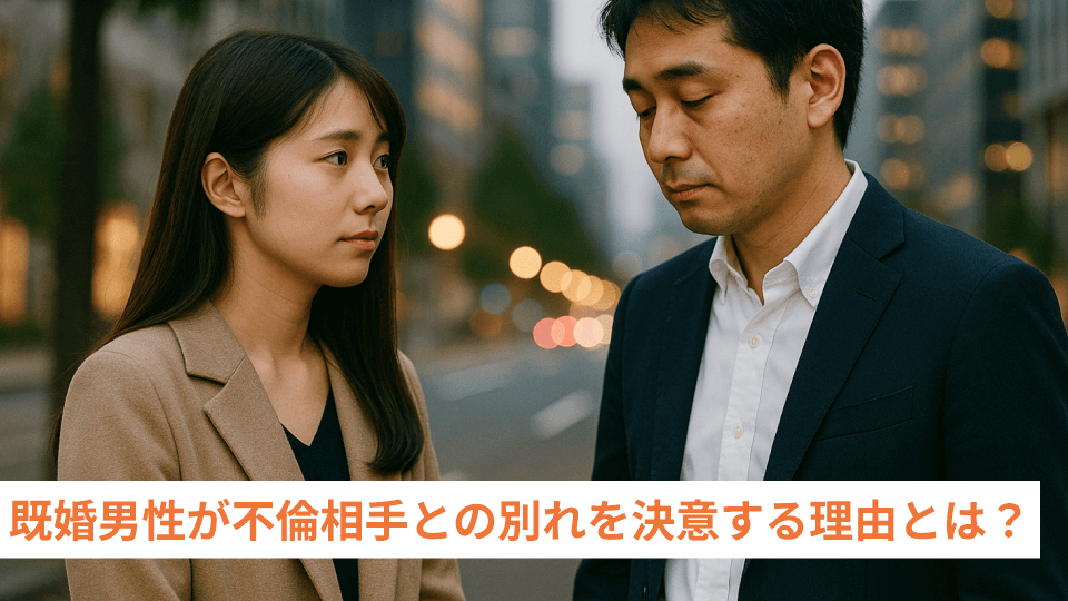 既婚男性が不倫相手との別れを決意する理由とは？