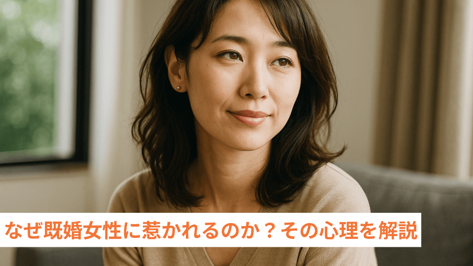 なぜ既婚女性に惹かれるのか？その心理を解説