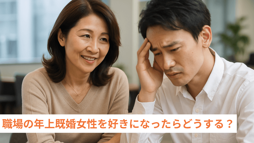 職場の年上既婚女性を好きになったらどうする？