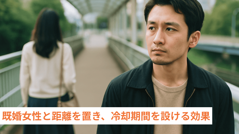 既婚女性と距離を置き、冷却期間を設ける効果