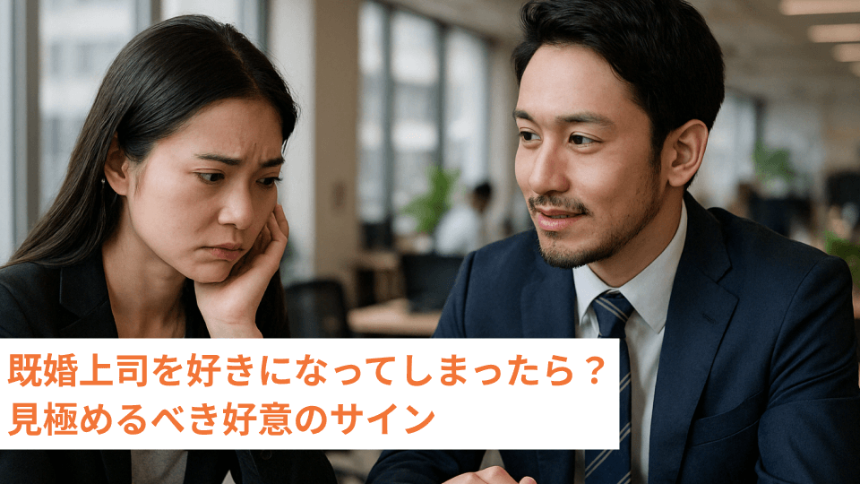 既婚上司を好きになってしまったら？見極めるべき好意のサイン
