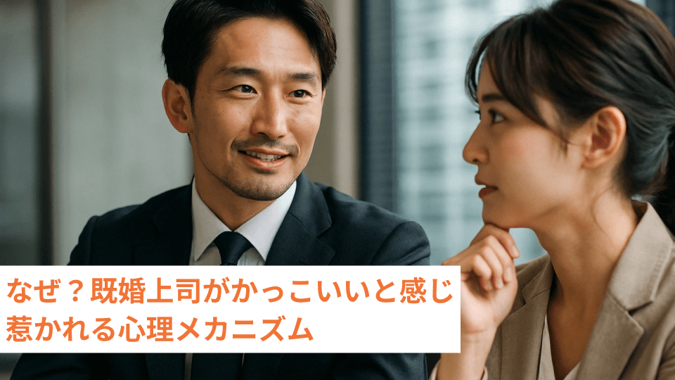 なぜ？既婚上司がかっこいいと感じ惹かれる心理メカニズム