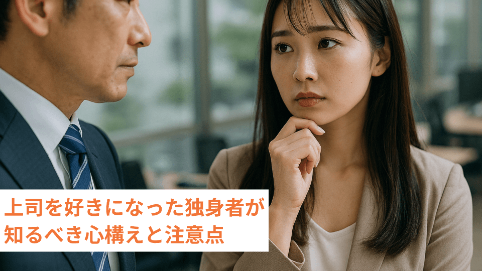 上司を好きになった独身者が知るべき心構えと注意点
