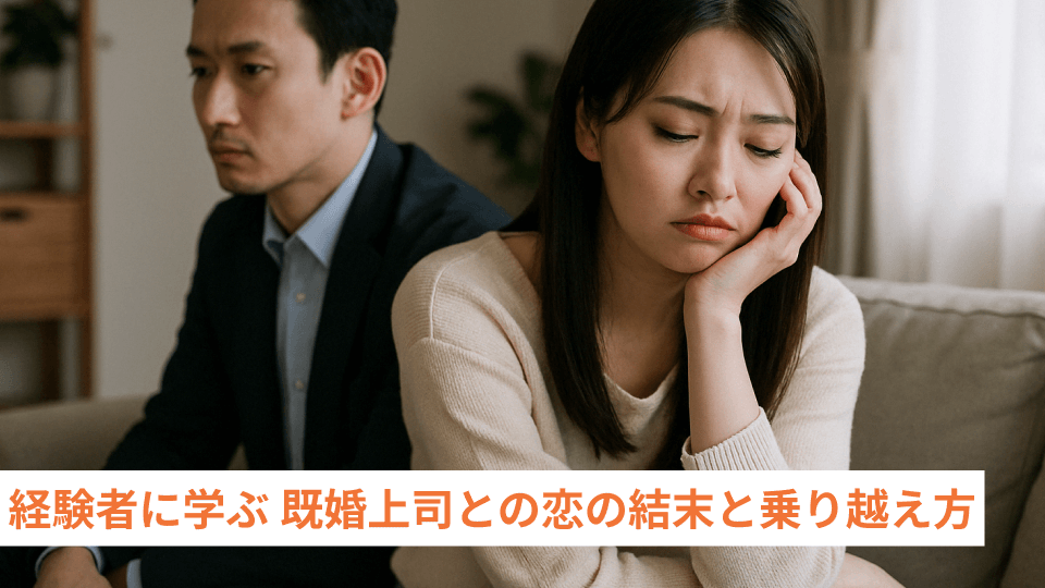 経験者に学ぶ 既婚上司との恋の結末と乗り越え方
