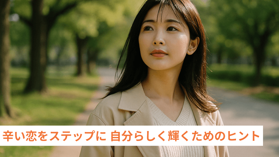 辛い恋をステップに 自分らしく輝くためのヒント