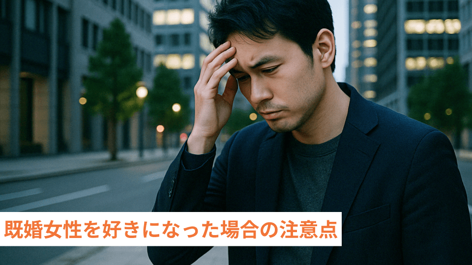 既婚女性を好きになった場合の注意点