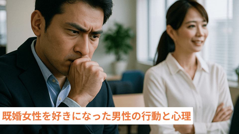 既婚女性を好きになった男性の行動と心理