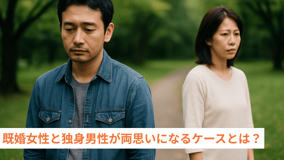 既婚女性と独身男性が両思いになるケースとは？