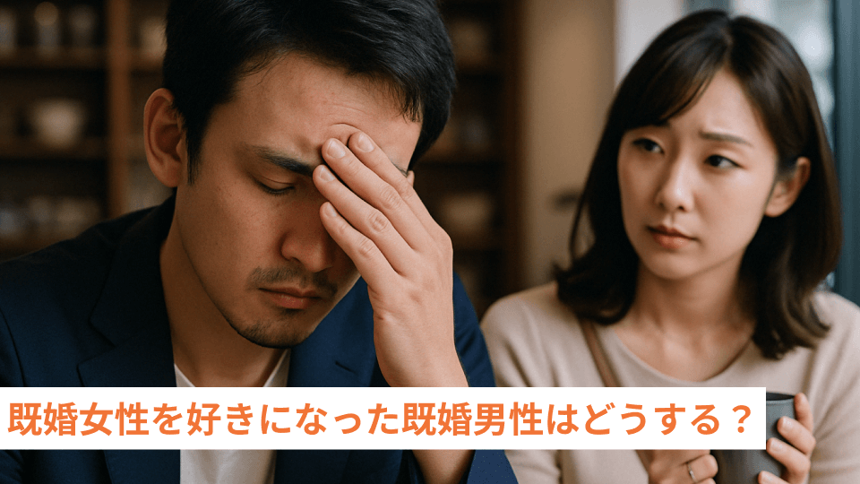 既婚女性を好きになった既婚男性はどうする？