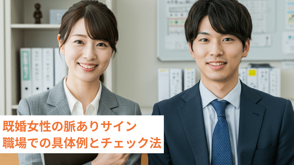 既婚女性の脈ありサイン 職場での具体例とチェック法