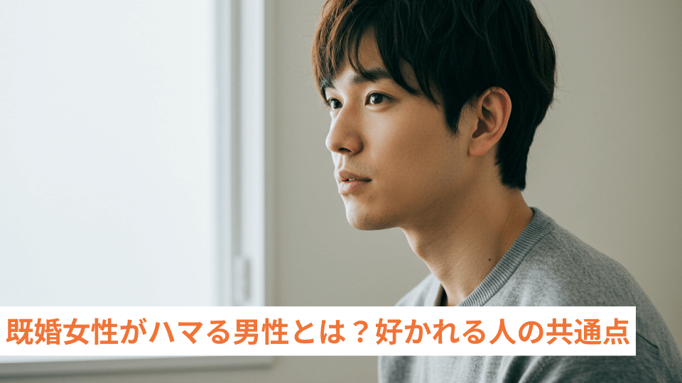 既婚女性がハマる男性とは？好かれる人の共通点