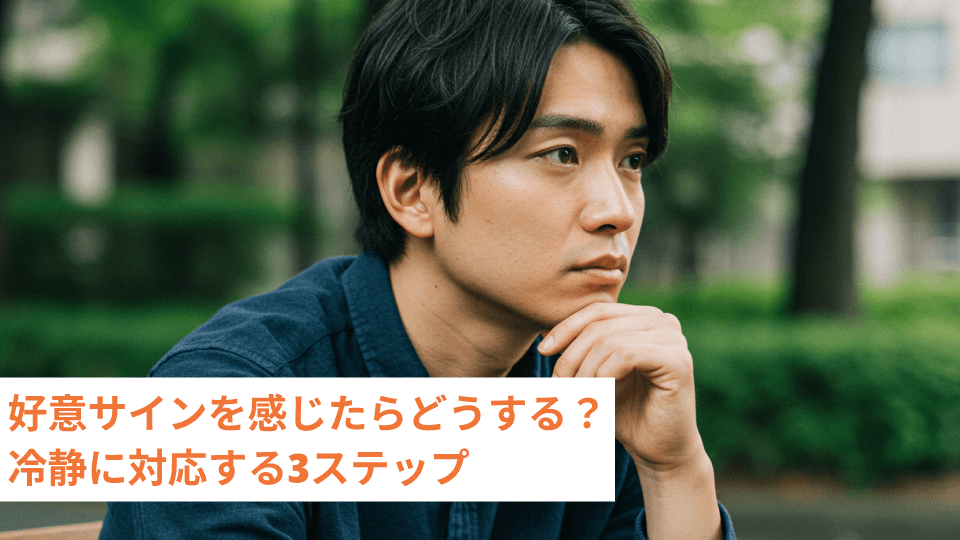 好意サインを感じたらどうする？冷静に対応する3ステップ