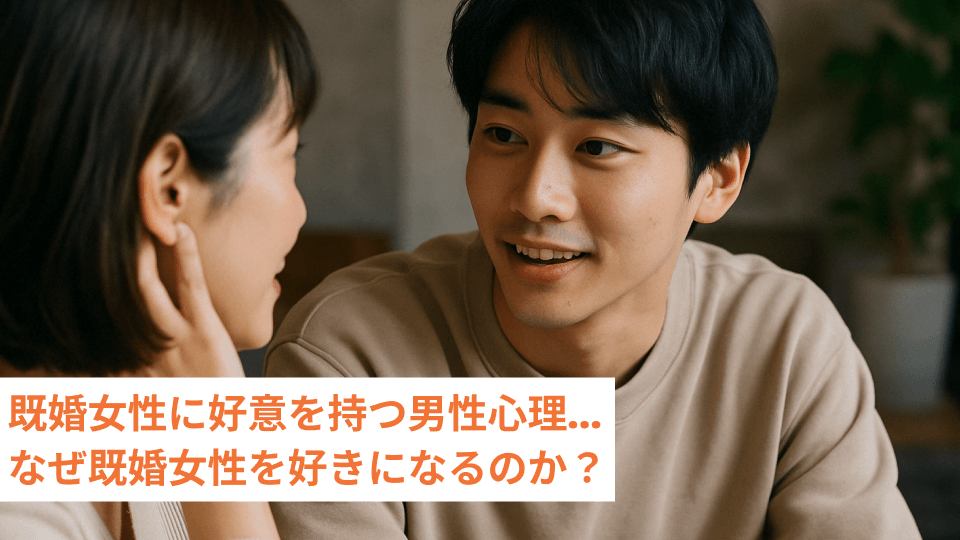 既婚女性に好意を持つ男性心理…なぜ既婚女性を好きになるのか？