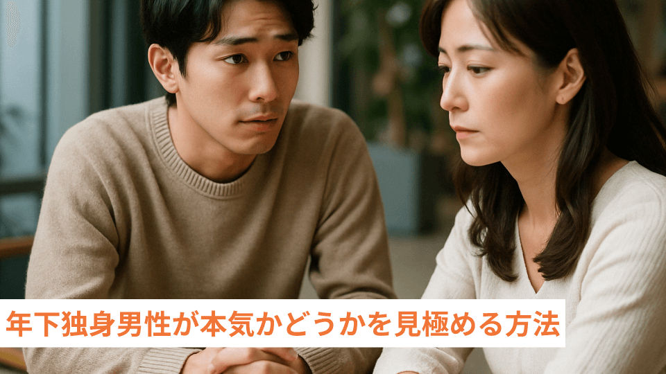 年下独身男性が本気かどうかを見極める方法
