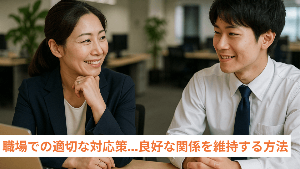 職場での適切な対応策…良好な関係を維持する方法