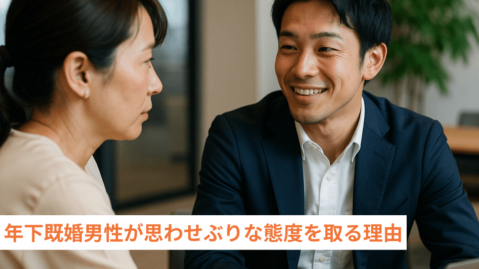 年下既婚男性が思わせぶりな態度を取る理由