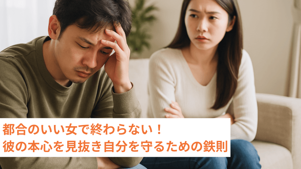 都合のいい女で終わらない！彼の本心を見抜き自分を守るための鉄則