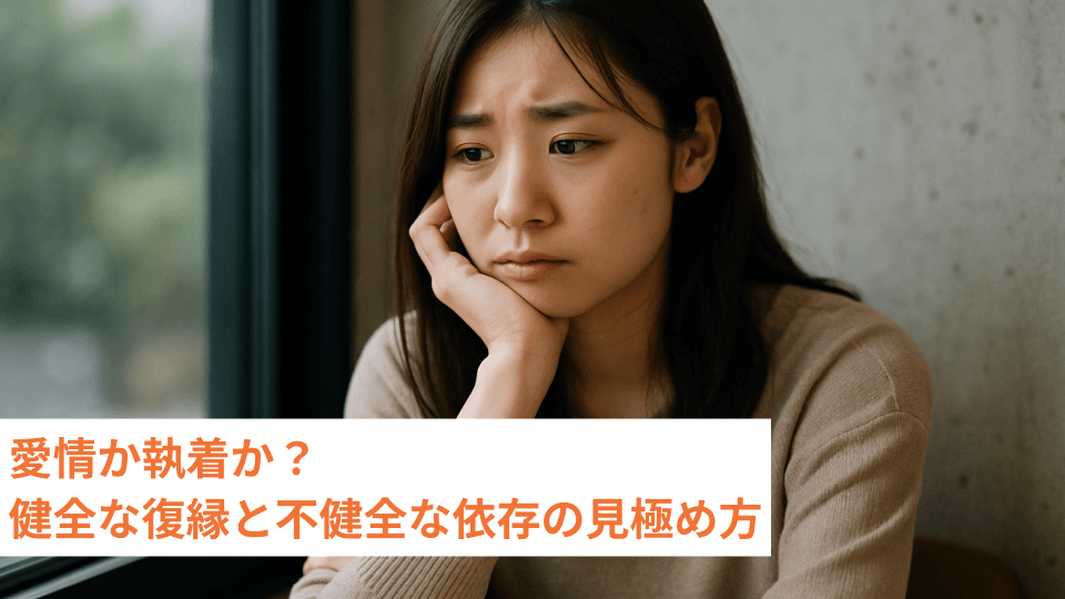 愛情か執着か？健全な復縁と不健全な依存の見極め方