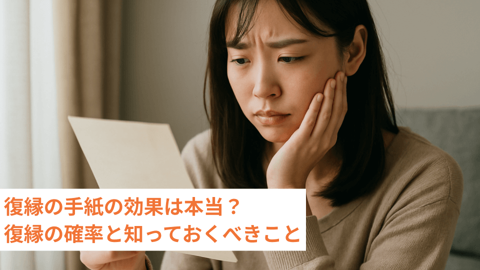 復縁の手紙の効果は本当？復縁の確率と知っておくべきこと