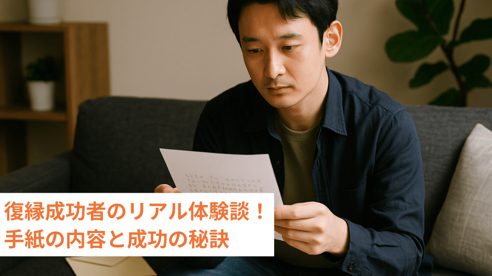 復縁成功者のリアル体験談！手紙の内容と成功の秘訣