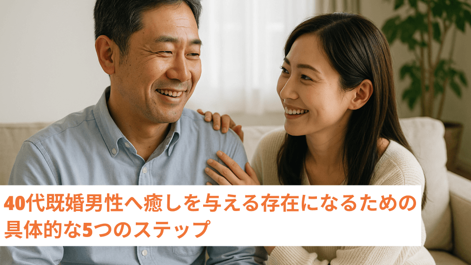 40代既婚男性へ癒しを与える存在になるための具体的な5つのステップ