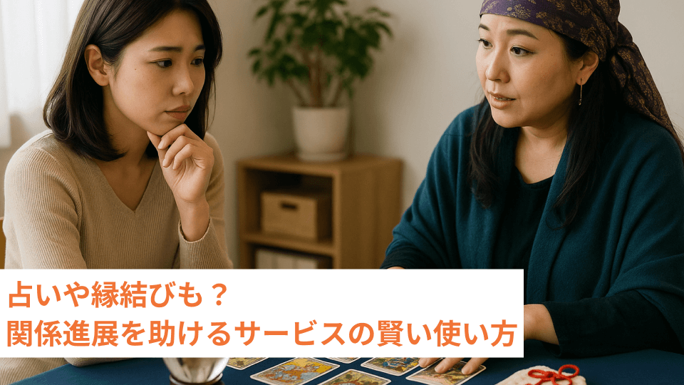 占いや縁結びも？関係進展を助けるサービスの賢い使い方
