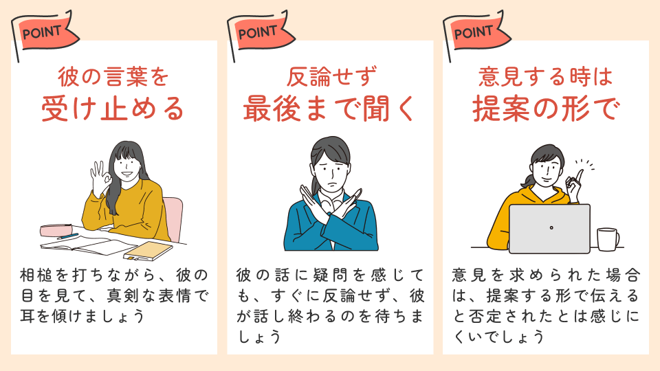 相手の話を聞く基本姿勢