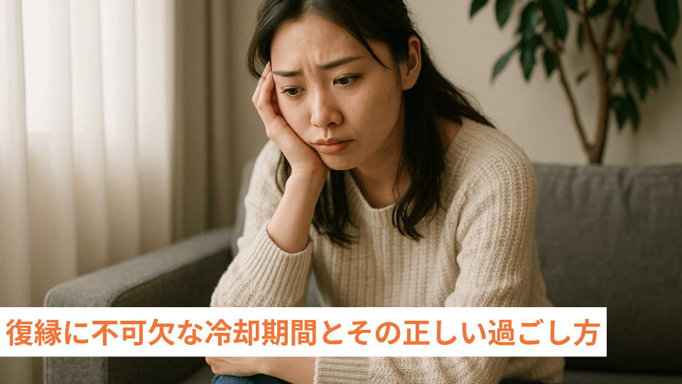 復縁に不可欠な冷却期間とその正しい過ごし方