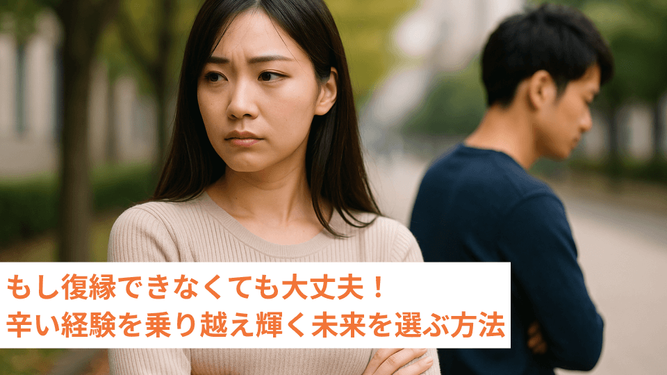 もし復縁できなくても大丈夫！辛い経験を乗り越え輝く未来を選ぶ方法