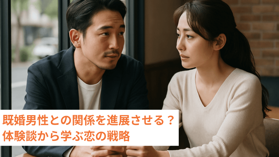 既婚男性との関係を進展させる？体験談から学ぶ恋の戦略