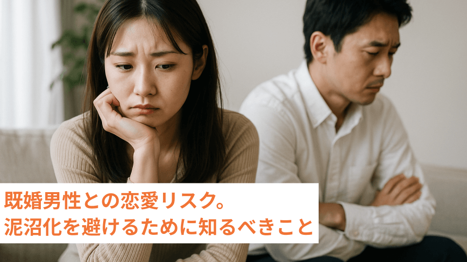 既婚男性との恋愛リスク。泥沼化を避けるために知るべきこと