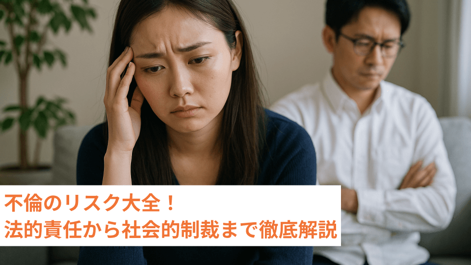 不倫のリスク大全！法的責任から社会的制裁まで徹底解説