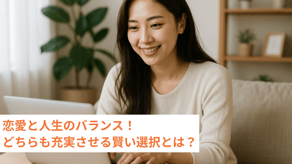 恋愛と人生のバランス！どちらも充実させる賢い選択とは？
