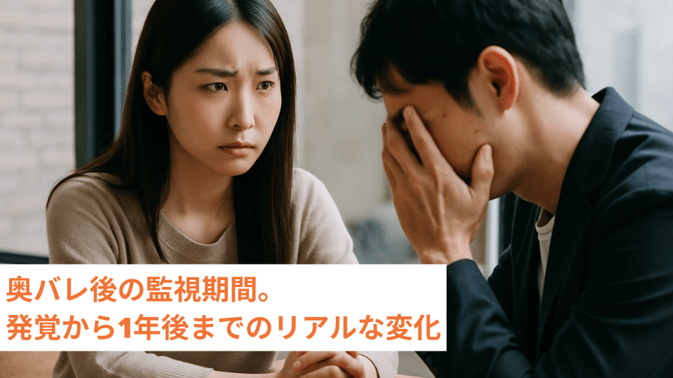 奥バレ後の監視期間。発覚から1年後までのリアルな変化