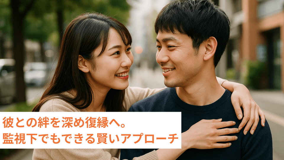 彼との絆を深め復縁へ。監視下でもできる賢いアプローチ