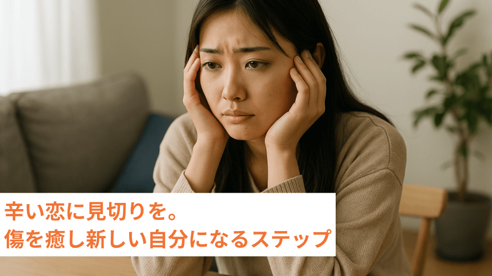 辛い恋に見切りを。傷を癒し新しい自分になるステップ