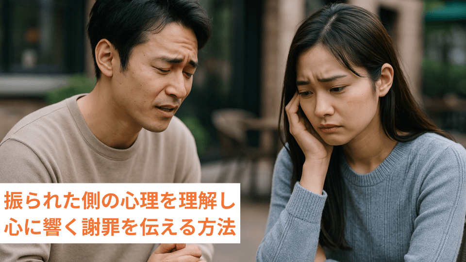 振られた側の心理を理解し心に響く謝罪を伝える方法