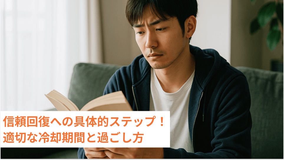 信頼回復への具体的ステップ！適切な冷却期間と過ごし方